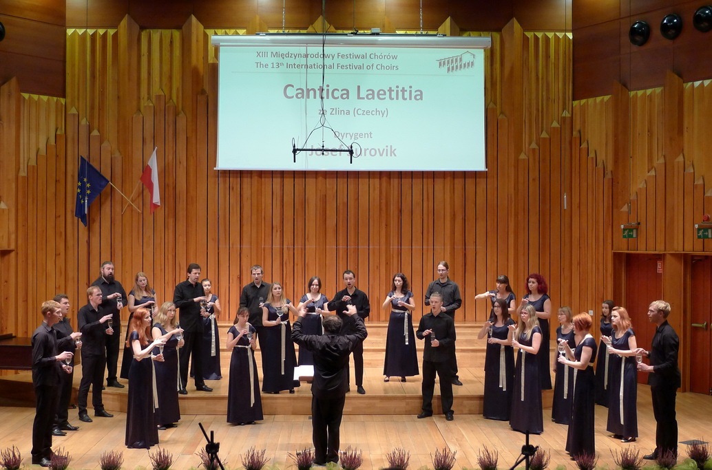 Cantica laetitia na XIII. ročníku Mezinárodního festivalu pěveckých sborů Gaude Cantem 2017; Bielsko-Biała; Polsko